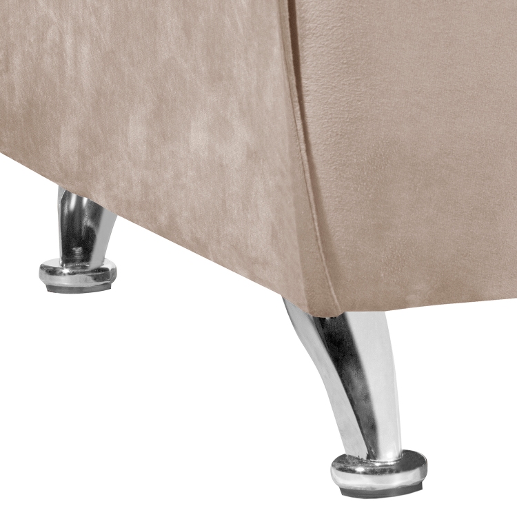 SOFÁ RUZAM MOBEL ROSES 3 CUERPOS FELPA BEIGE - 6