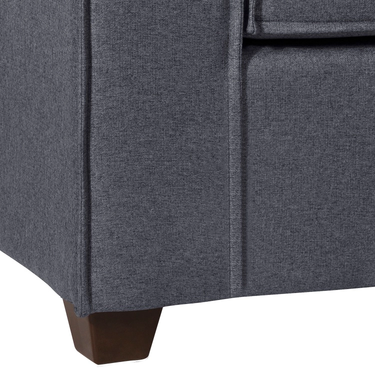 SECCIONAL RUZAM MOBEL ROSES 5 CUERPOS LINO GRIS - 5