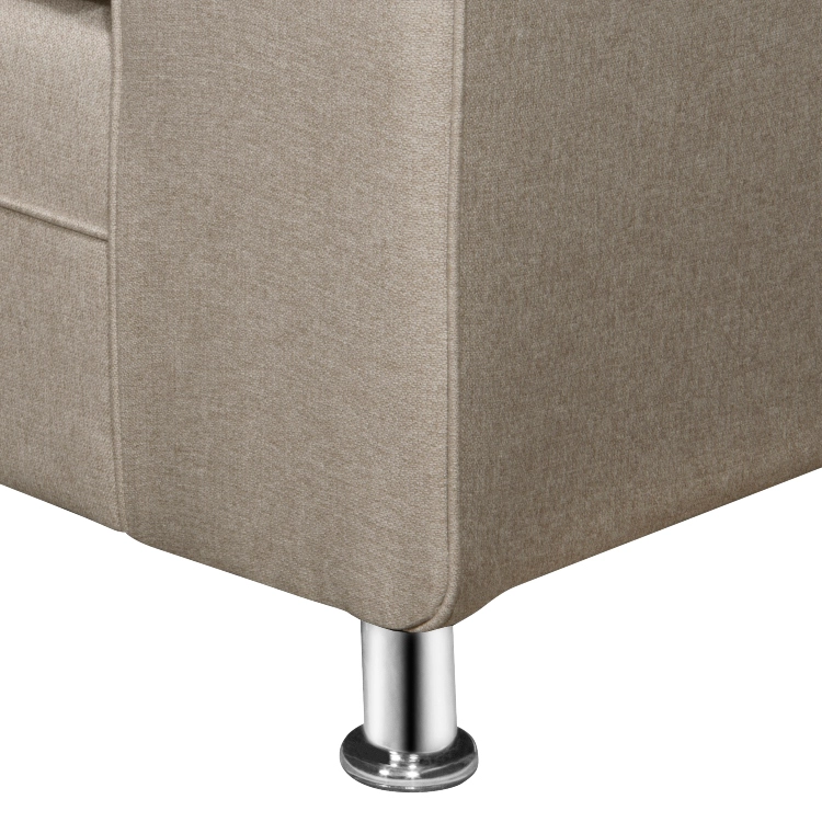 SOFÁ RUZAM MOBEL LEGEND 3 CUERPOS LINO BEIGE + 2 POUF - 5