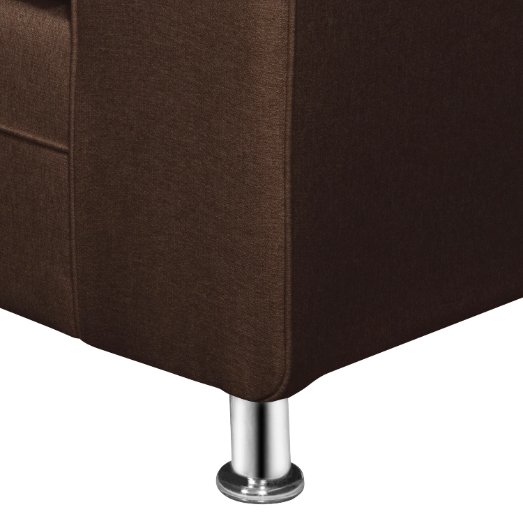 SOFÁ RUZAM MOBEL LEGEND 5 CUERPOS LINO CAFÉ 3 CUERPOS + 2 POUF - 6