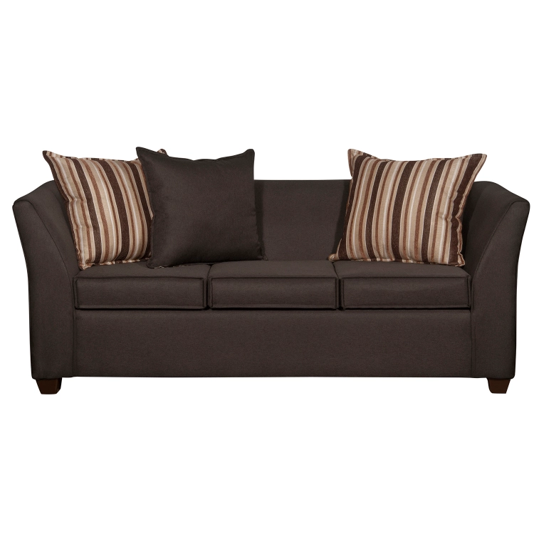 SOFÁ RUZAM MOBEL DIVEAN 3 CUERPOS LINO CAFÉ SOFA - 3