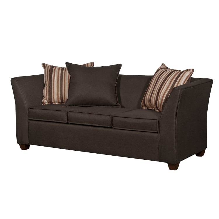 SOFÁ RUZAM MOBEL DIVEAN 3 CUERPOS LINO CAFÉ SOFA - 4