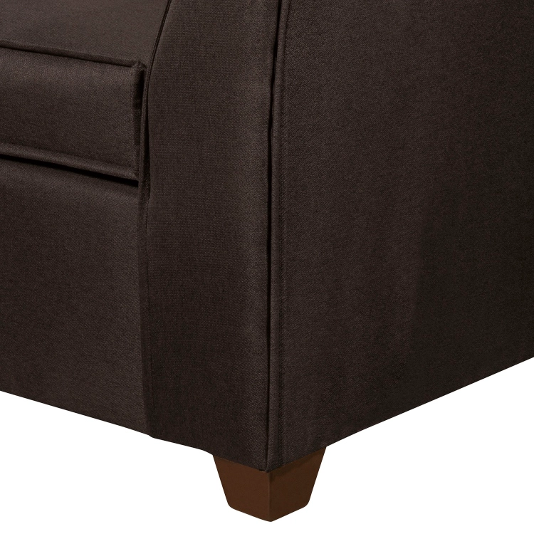 SOFÁ RUZAM MOBEL DIVEAN 3 CUERPOS LINO CAFÉ SOFA - 6