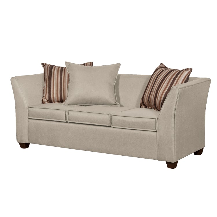 SOFÁ RUZAM MOBEL DIVEAN 3 CUERPOS LINO BEIGE - 4