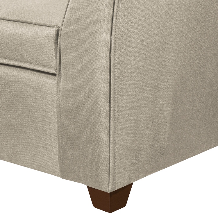 SOFÁ RUZAM MOBEL DIVEAN 3 CUERPOS LINO BEIGE - 6