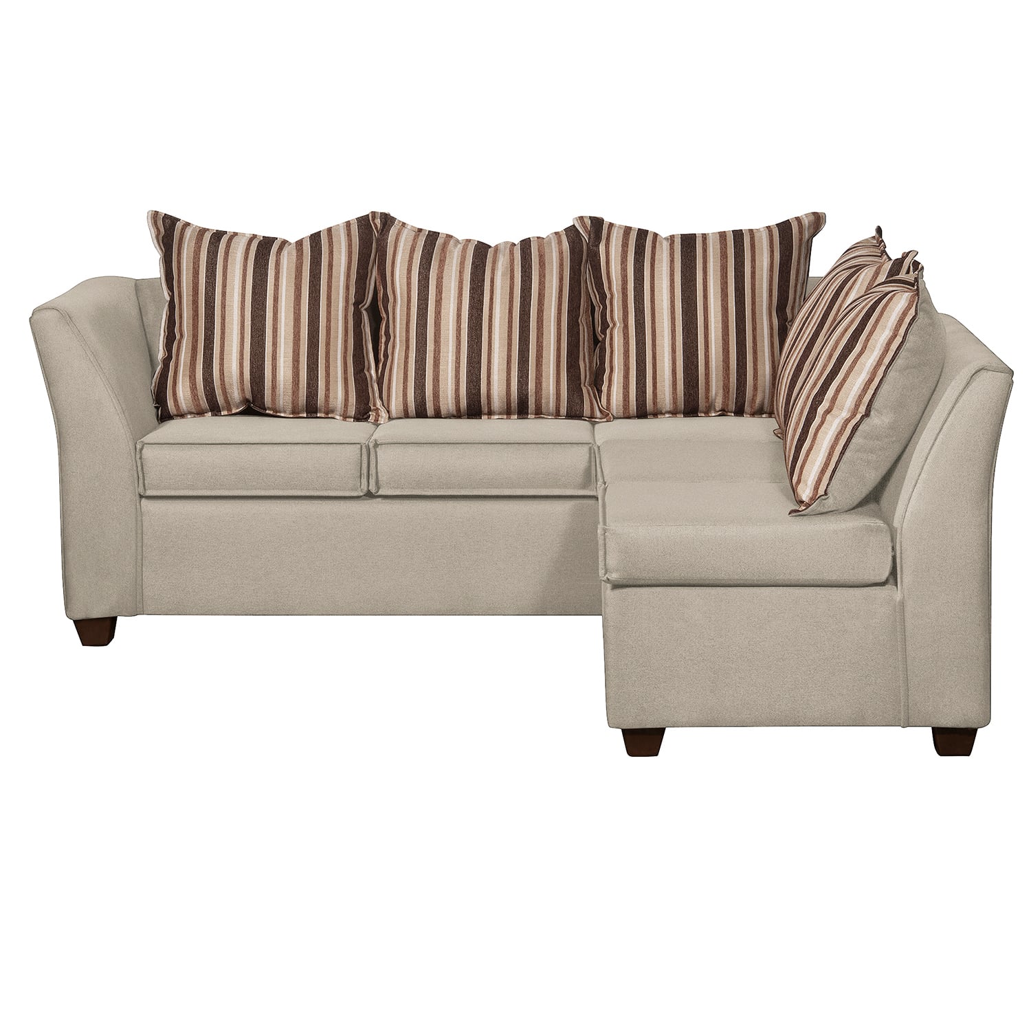 SECCIONAL RUZAM MOBEL DIVEAN 5 CUERPOS LINO BEIGE - 2