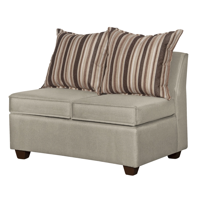 SECCIONAL RUZAM MOBEL DIVEAN 5 CUERPOS LINO BEIGE - 5