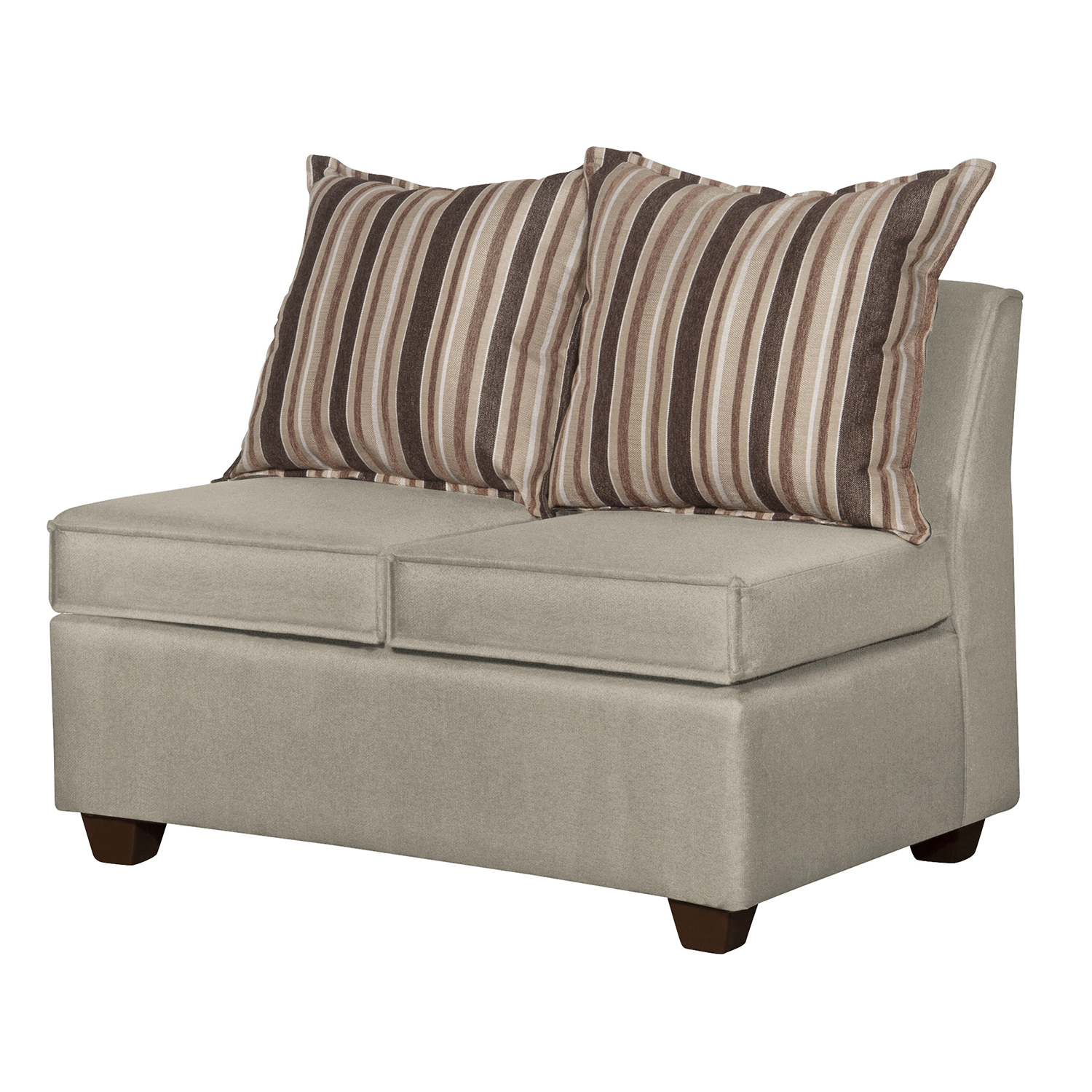 SECCIONAL RUZAM MOBEL DIVEAN 5 CUERPOS LINO BEIGE - 5