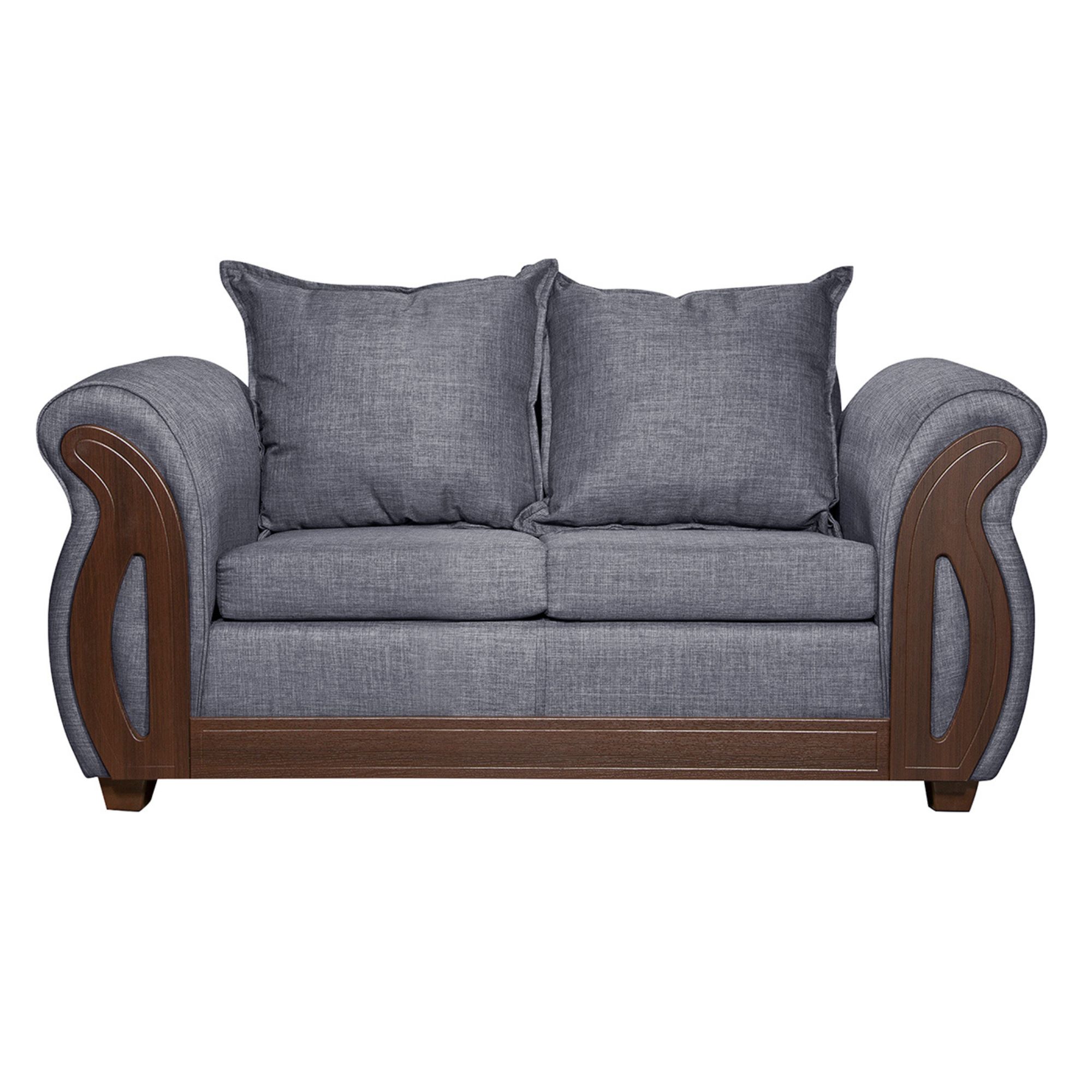 JUEGO LIVING RUZAM MOBEL ISIDORA 5 CUERPOS LINO GRIS 3-2 - 2