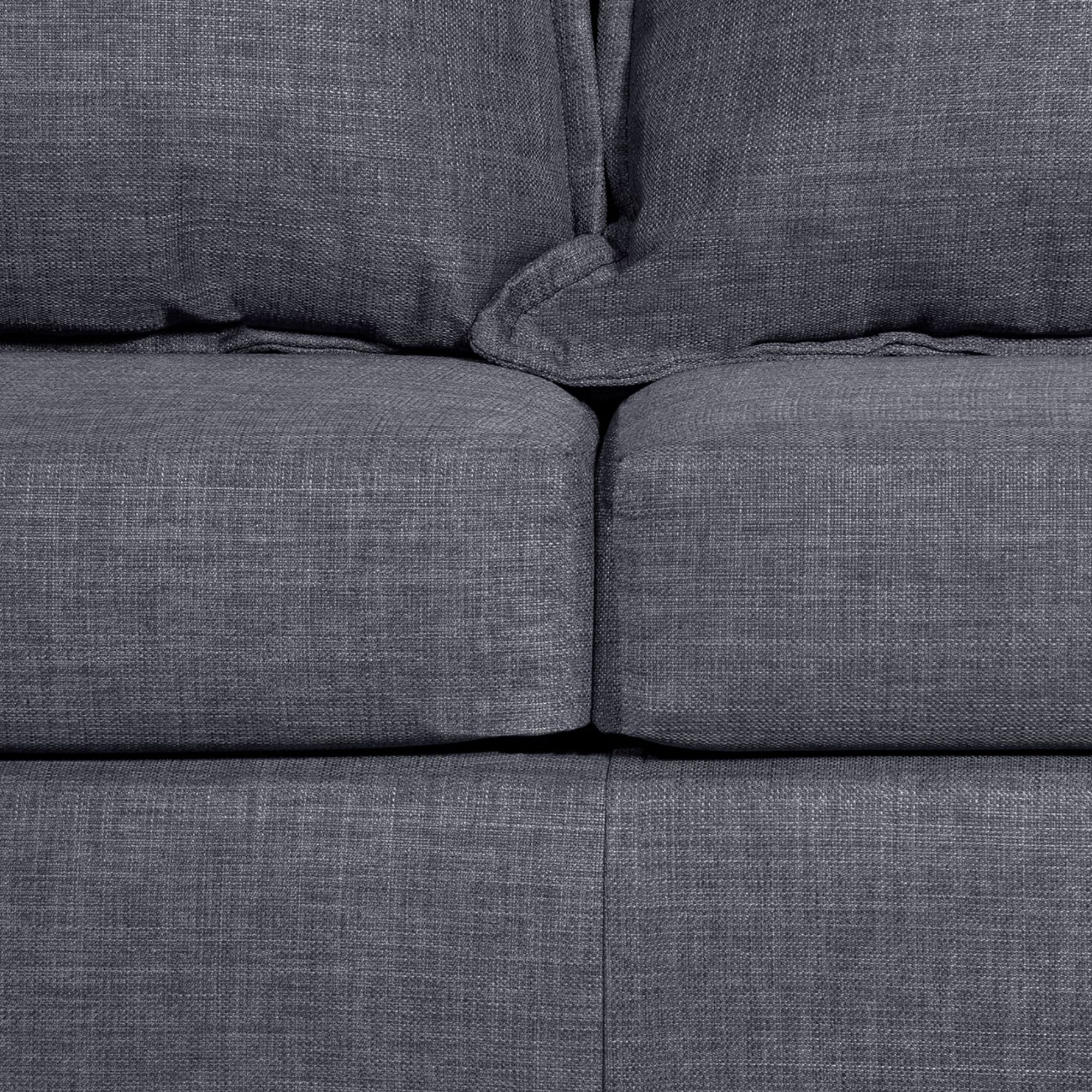 JUEGO LIVING RUZAM MOBEL ISIDORA 5 CUERPOS LINO GRIS 3-2 - 8
