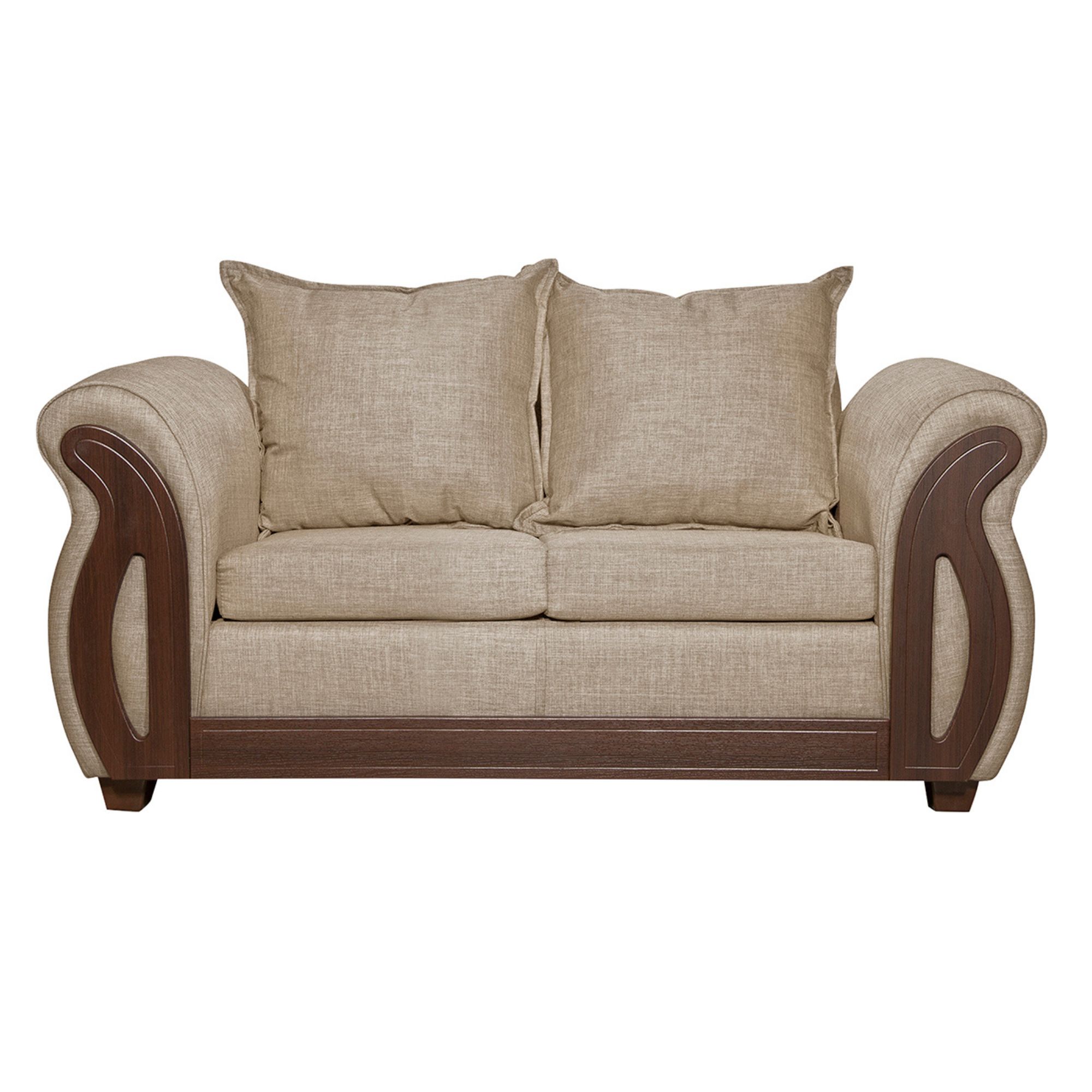 JUEGO LIVING RUZAM MOBEL ISIDORA 5 CUERPOS LINO BEIGE 3-2 - 2