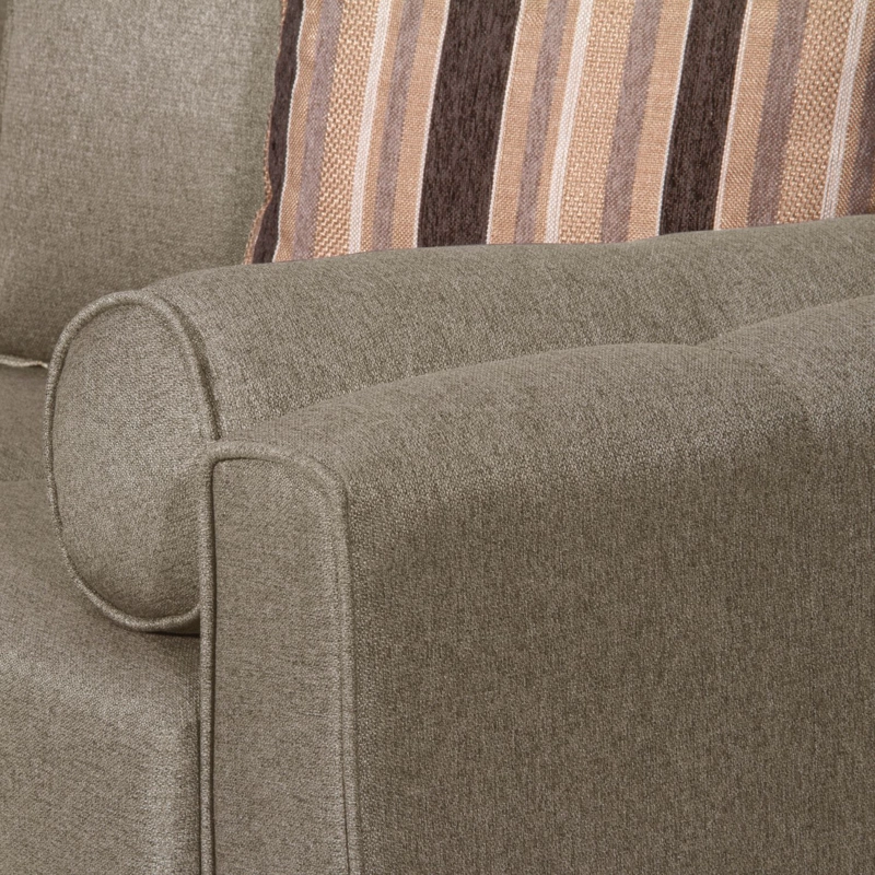 SOFÁ RUZAM MOBEL LULU 3 CUERPOS LINO BEIGE - 4