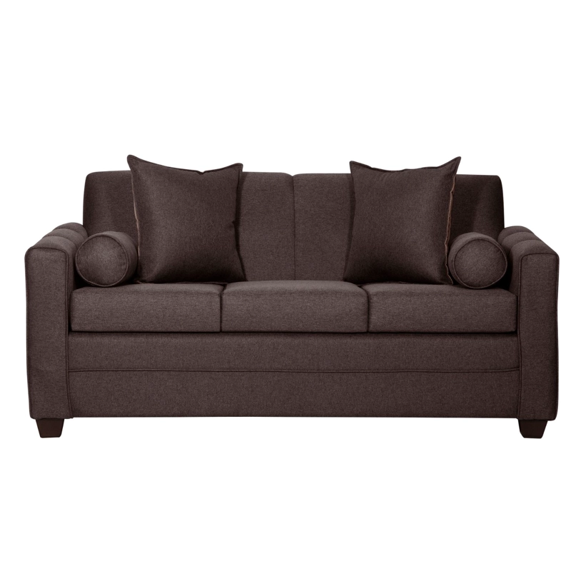 SOFÁ RUZAM MOBEL LULU 3 CUERPOS LINO CAFÉ SOFA - 1