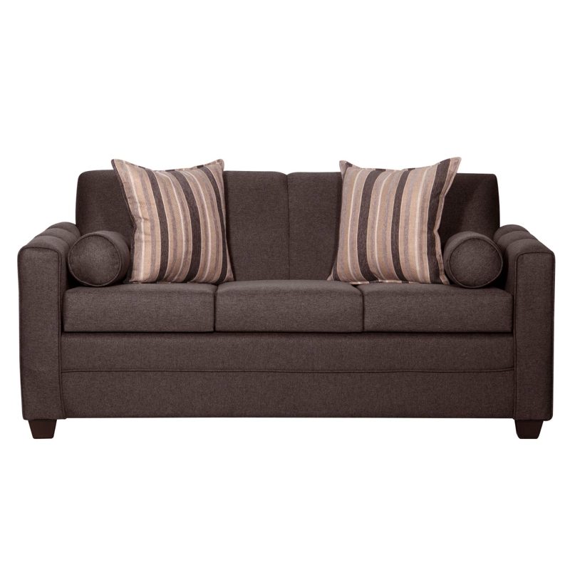 SOFÁ RUZAM MOBEL LULU 3 CUERPOS LINO CAFÉ SOFA - 2