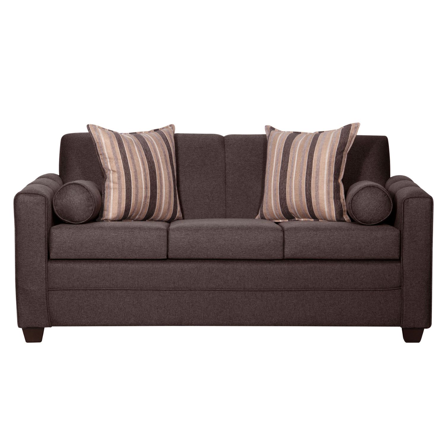 SOFÁ RUZAM MOBEL LULU 3 CUERPOS LINO CAFÉ SOFA - 2