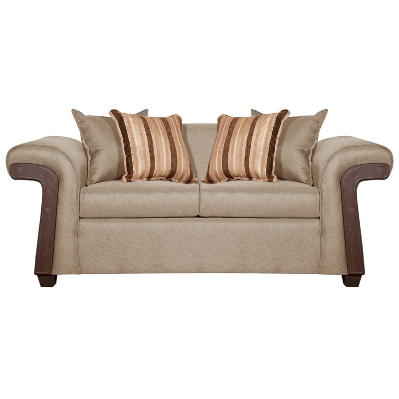 SOFÁ RUZAM MOBEL NAPOLES 2 CUERPOS LINO TURQUESA BEIGE - 1