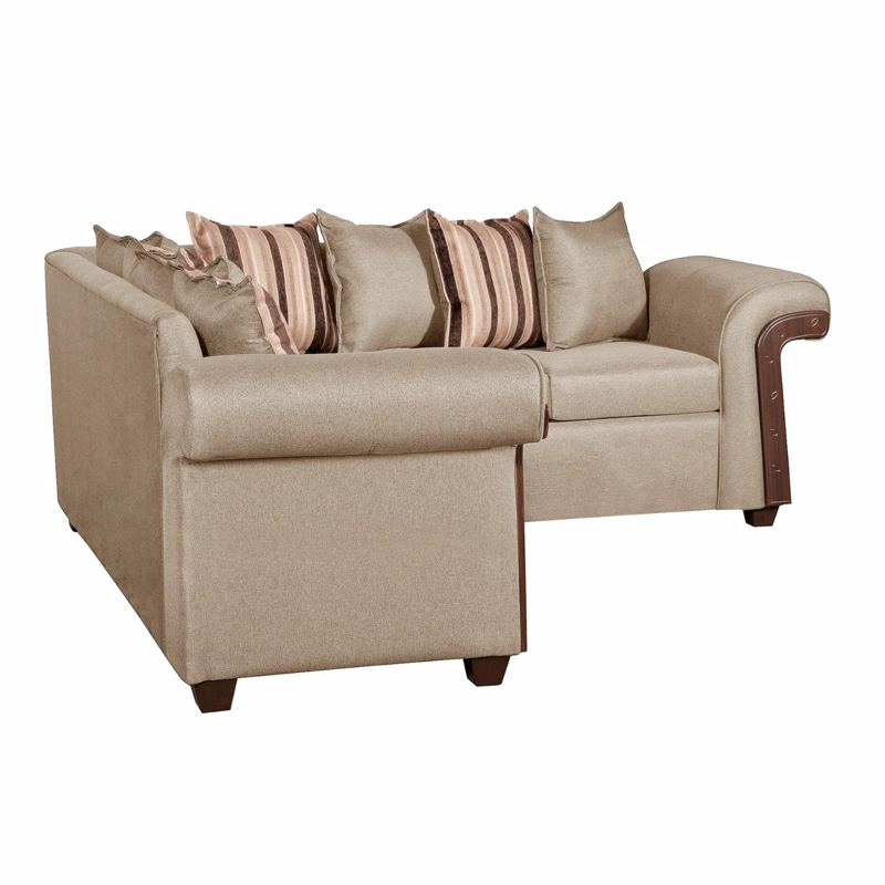SECCIONAL RUZAM MOBEL NAPOLES 5 CUERPOS LINO BEIGE - 3