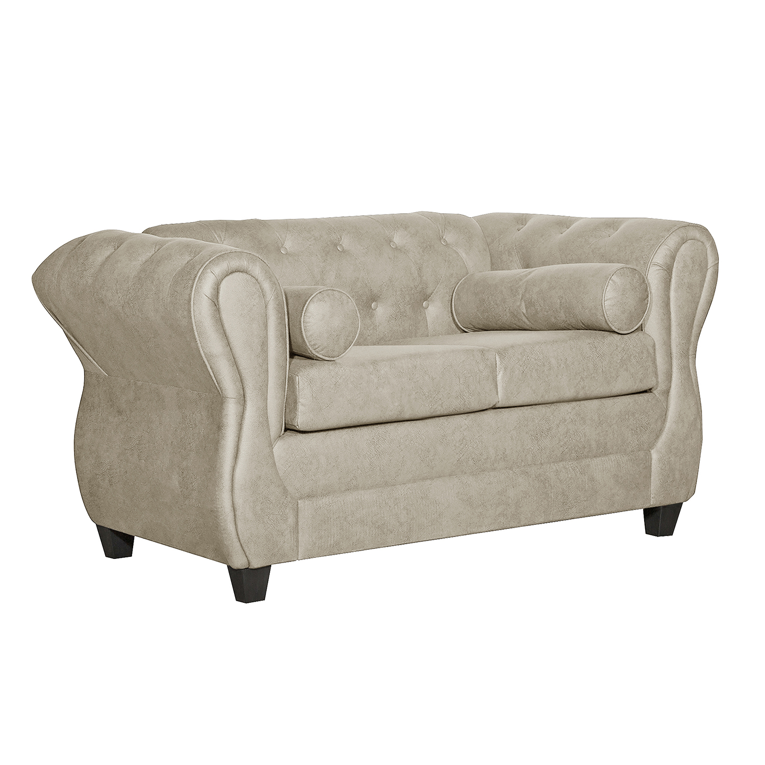 JUEGO DE LIVING 2-1-1 CHESTERFIELD BEIGE - 2