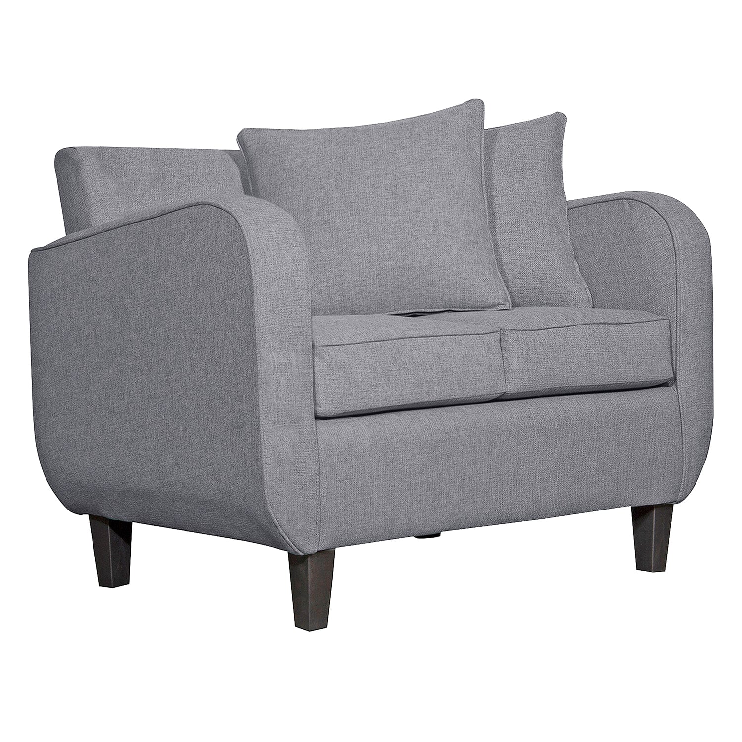 JUEGO DE LIVING 2-1-1 CRONOS GRIS - 2