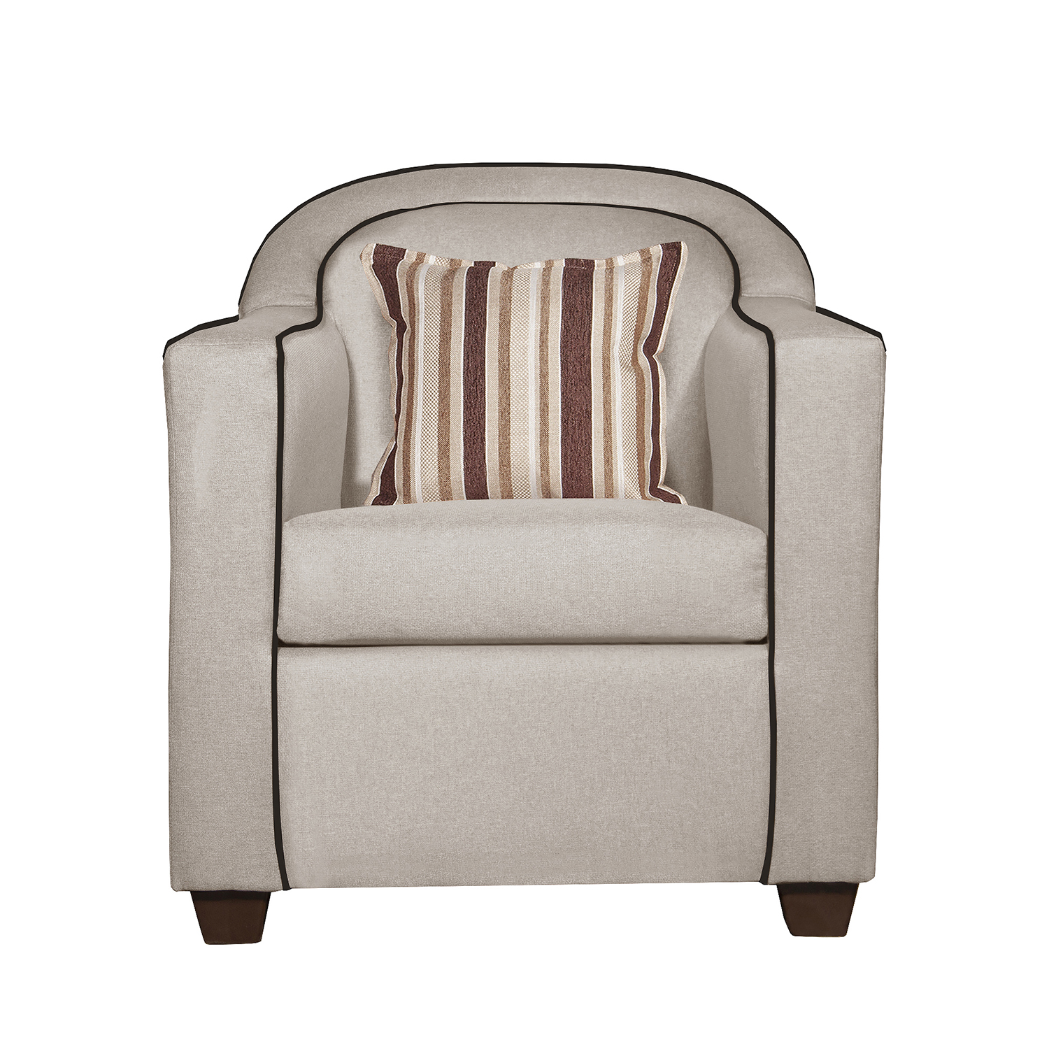 JUEGO DE LIVING 2-1-1 ZAFIRO BEIGE - 4