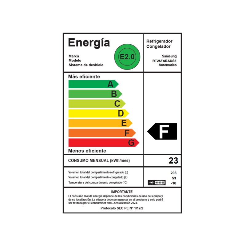 Refrigerador Top Freezer 256 lt All Around Cooling - 11