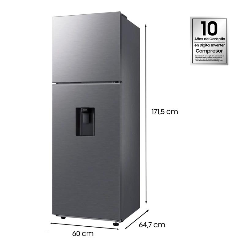 Refrigerador Top Freezer 301 lt Space Max con Dispensador - 3