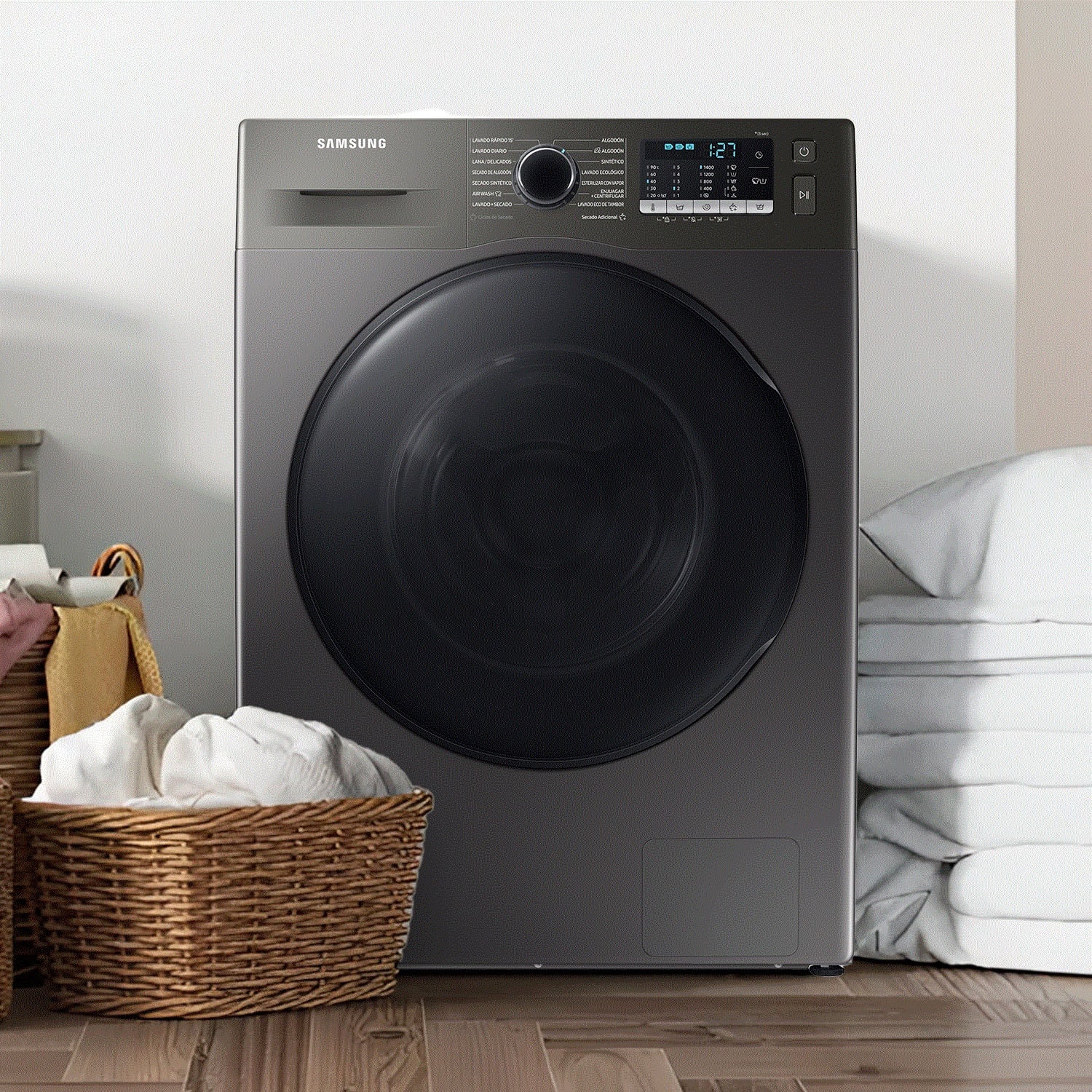 LAVADORA SECADORA SAMSUNG 11KG / 7KG CON ECO BUBBLE™ - 7