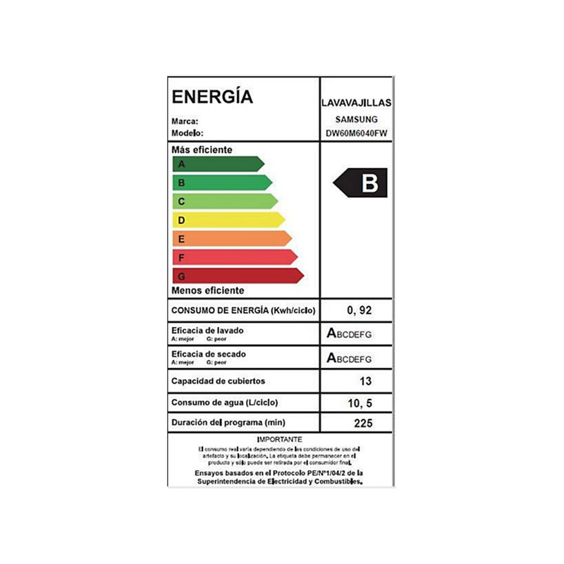 LAVAVAJILLAS SAMSUNG 13 CUBIERTOS BLANCA CON PANTALLA LED - 3