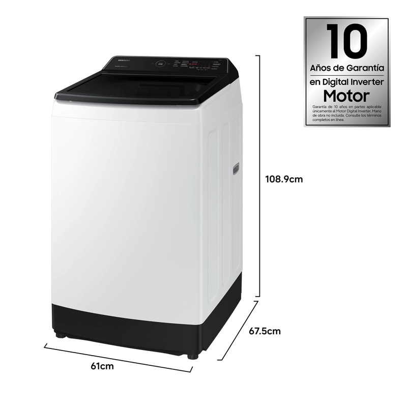 LAVADORA DE CARGA SUPERIOR SAMSUNG 15KG CON ECO BUBBLE™ - 2