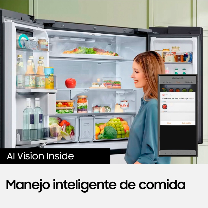 Refrigerador French Door 809 lt Bespoke AI Family Hub con Dispensador - 6