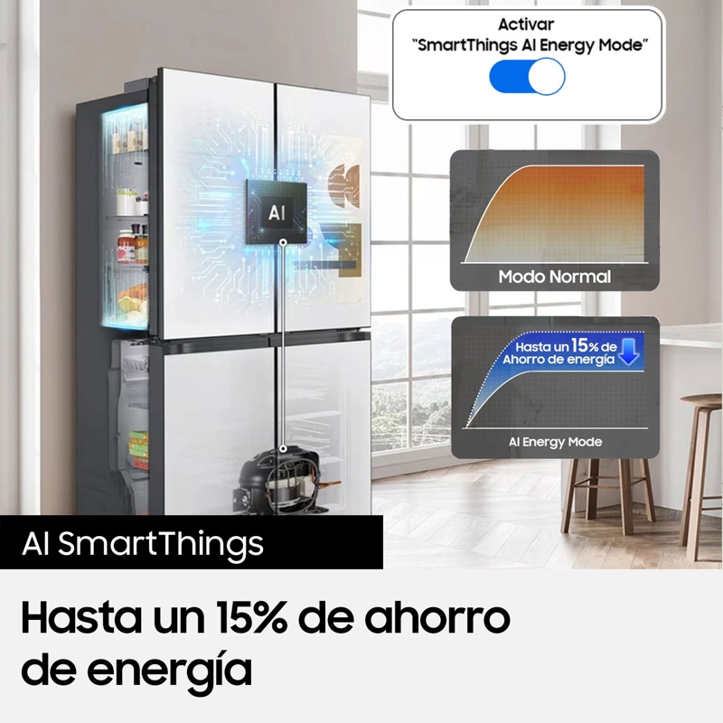 Refrigerador French Door 809 lt Bespoke AI Family Hub con Dispensador - 7