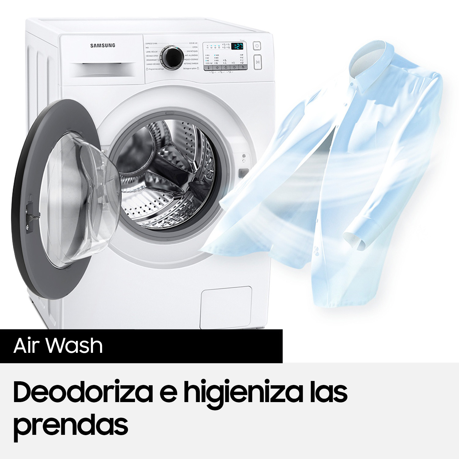 LAVADORA SECADORA SAMSUNG WD11TA046BE/ZS 11KG / 7KG CON ECO BUBBLE - 12