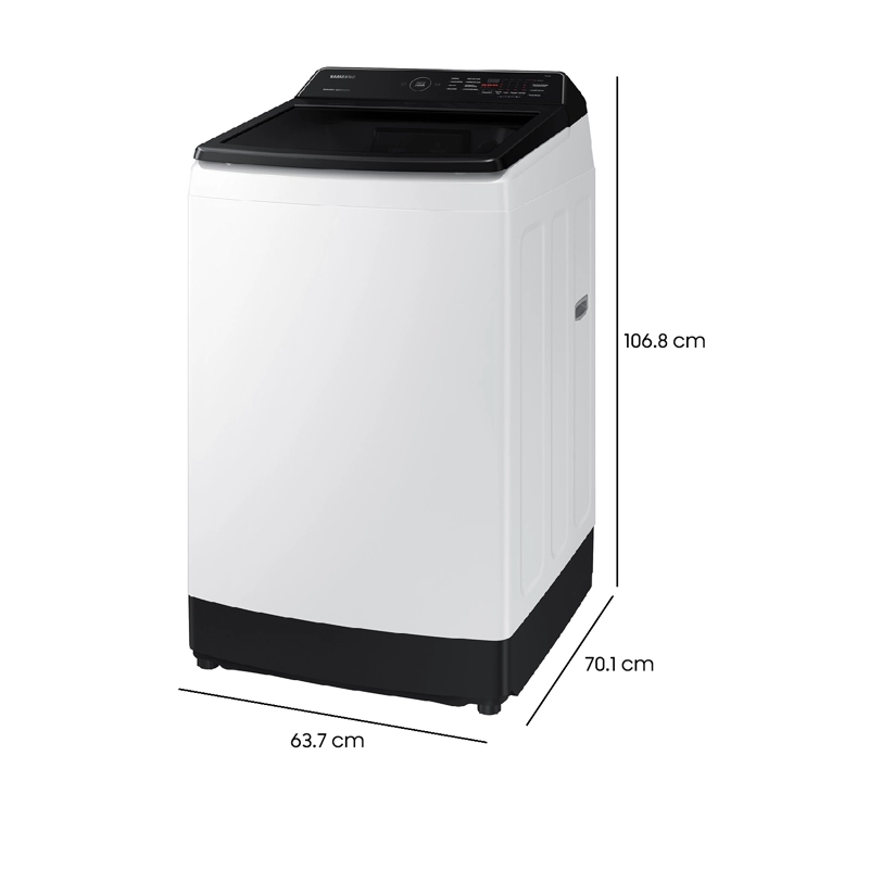 Lavadora de carga superior 17Kg con Eco Bubble Blanca - 5