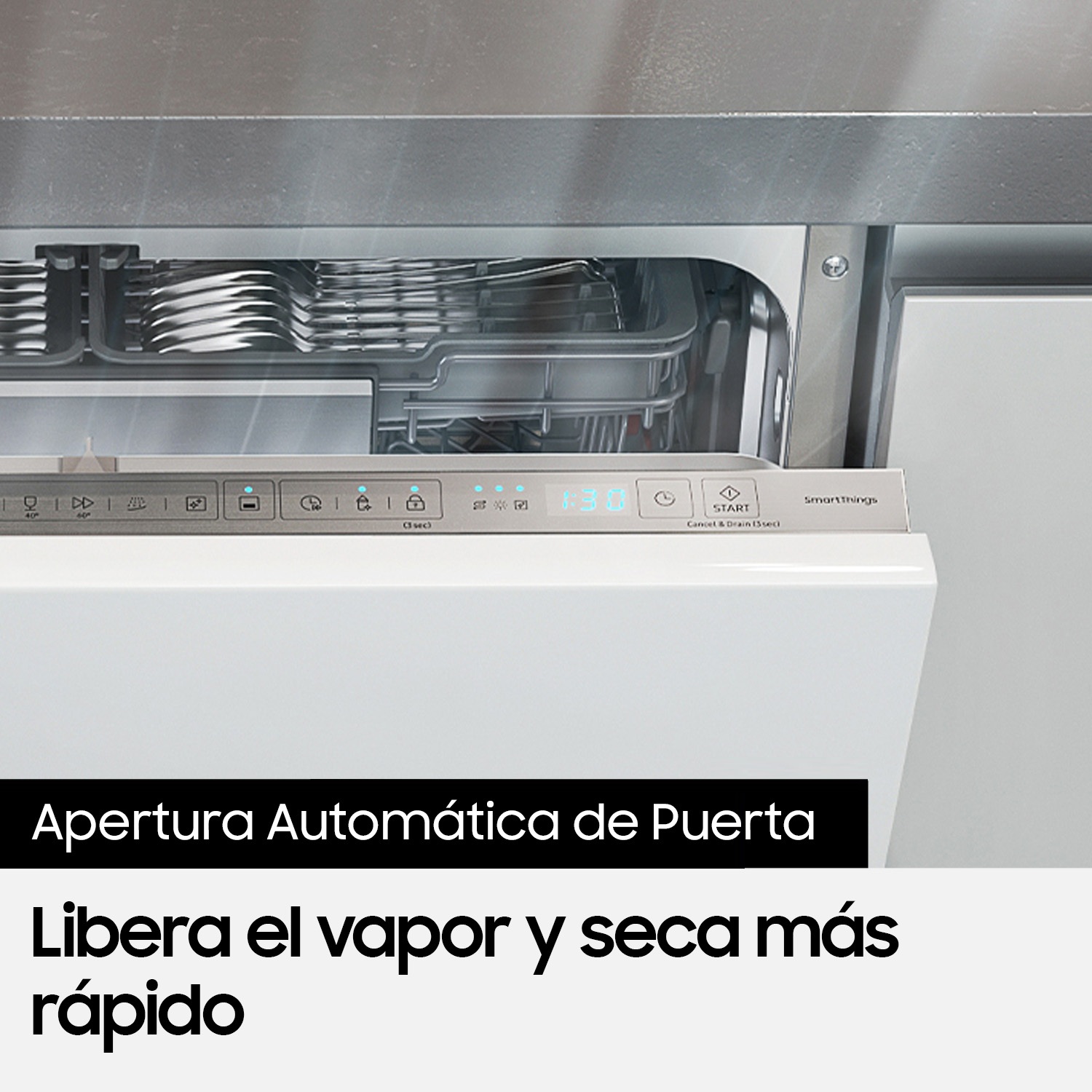 SAMSUNG LAVAVAJILLAS 14 CUBIERTOS CON SMART THINGS - 7