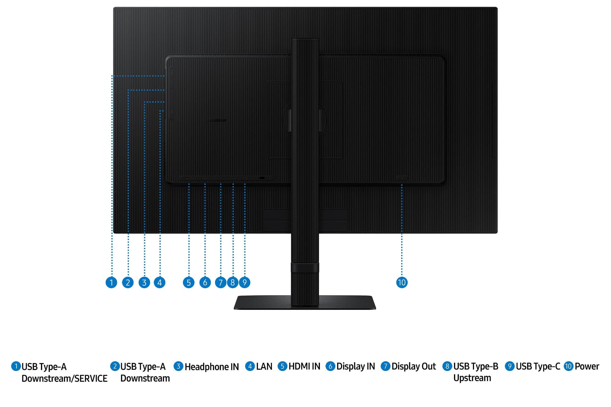 MONITOR SAMSUNG 27' S60UD VIEWFINITY S6 QHD 100HZ HIGH RESOLUTION PLANO - 5