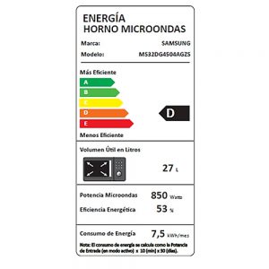 SAMSUNG MICROONDAS 32 LITROS - 8
