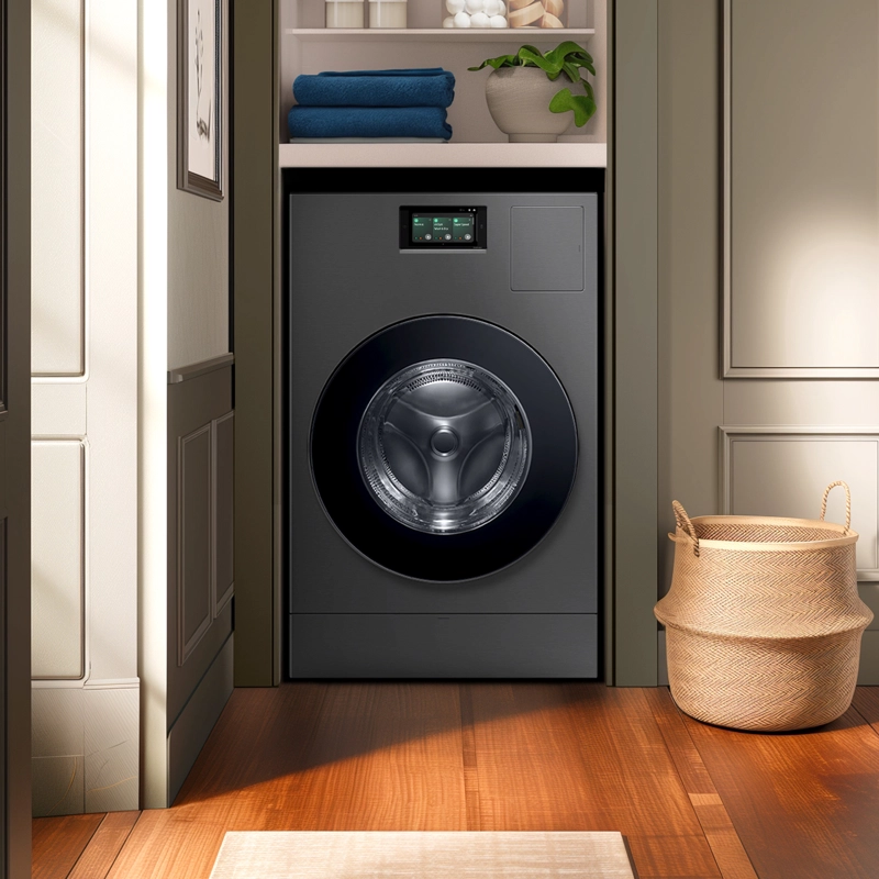 LAVADORA SECADORA SAMSUNG FRONTAL WD25DB8995BZZS BESPOKE AI 25 KG - 7