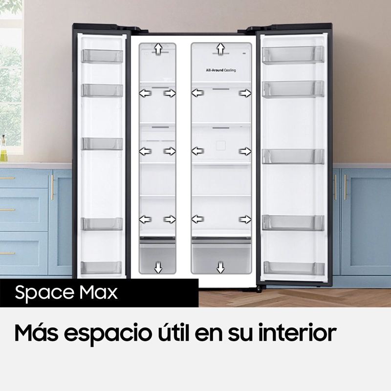 Refrigerador Side by Side 578 lt Space Max con Dispensador - 4