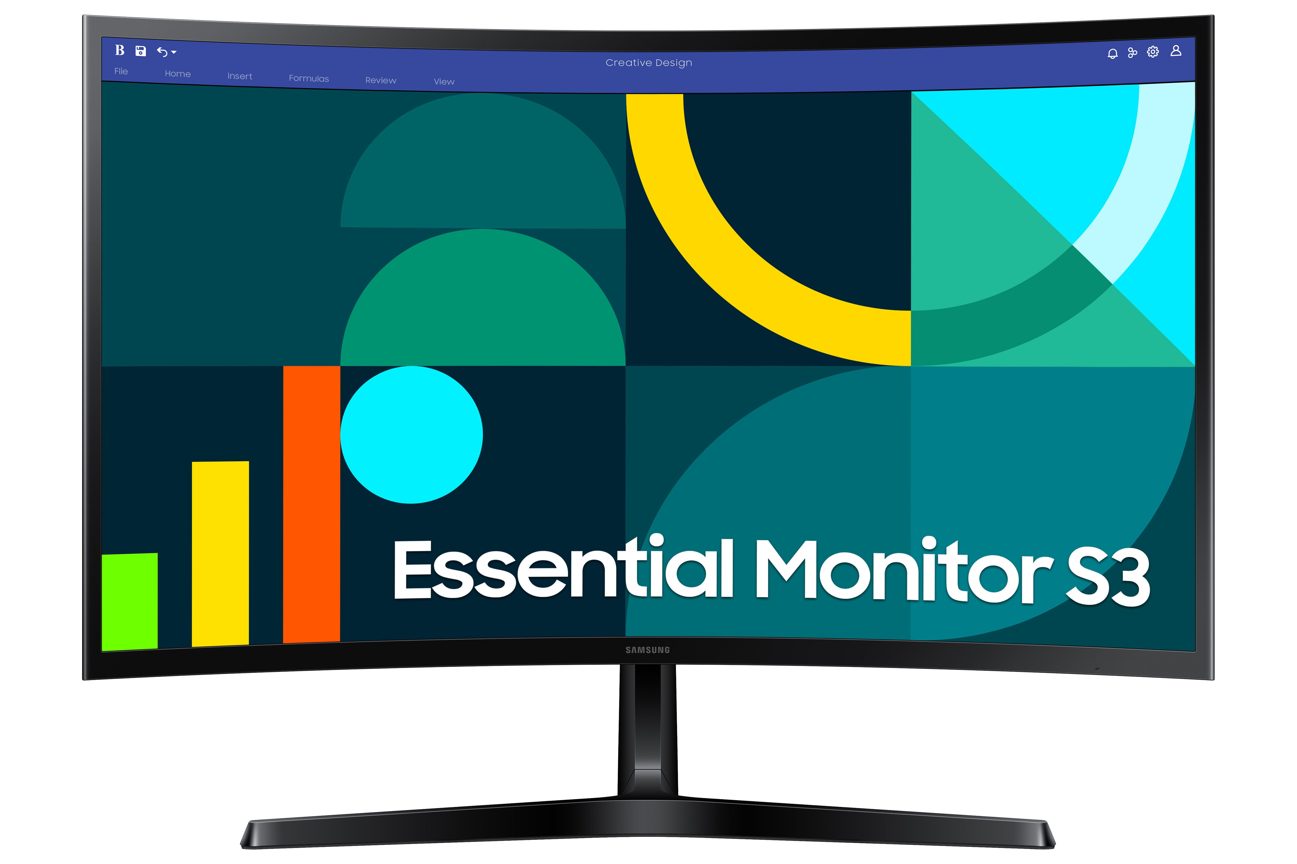 MONITOR CURVO SAMSUNG 24' S36GD FHD 100HZ - 1