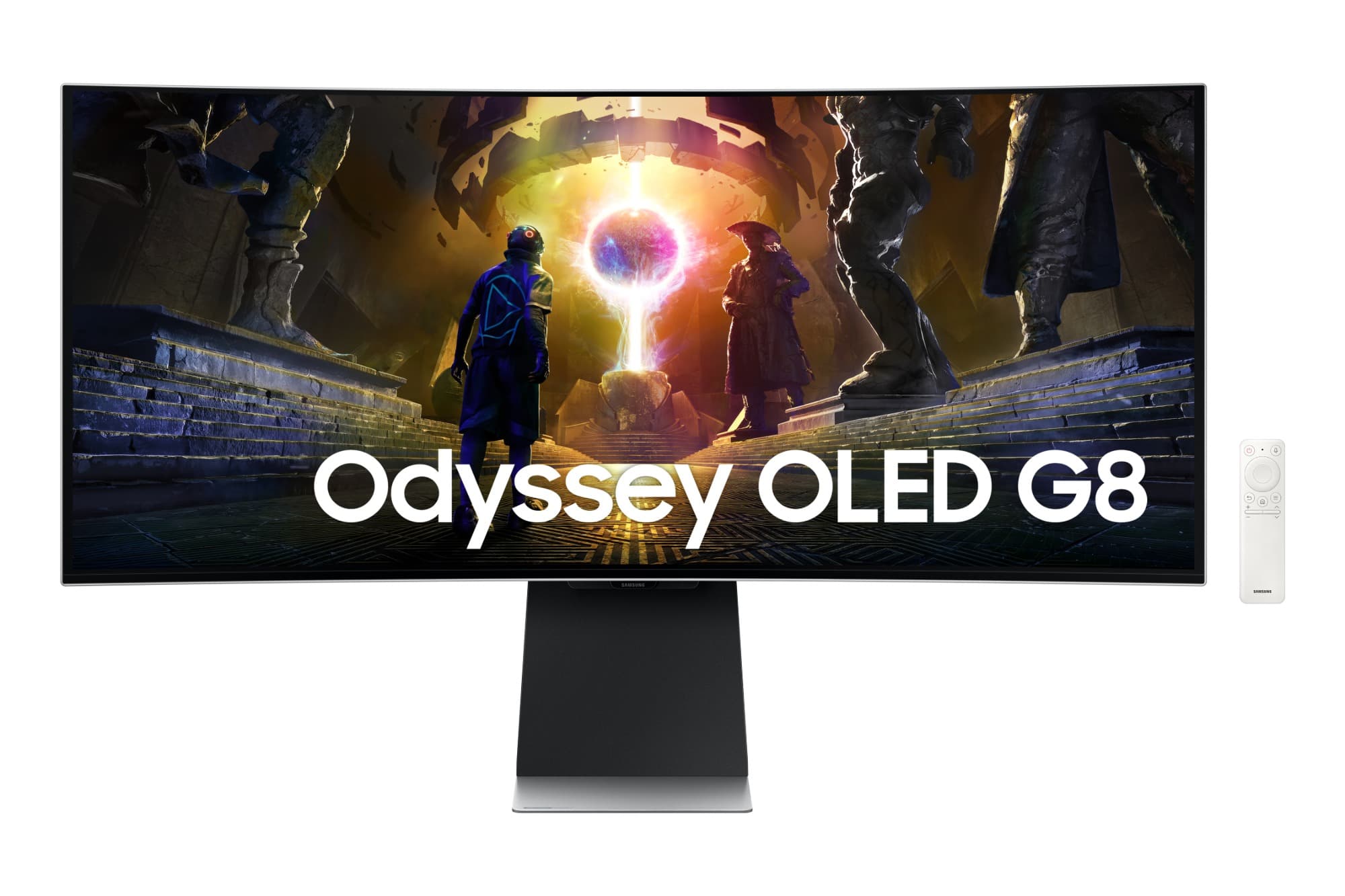 MONITOR SAMSUNG 34' G85SD ODYSSEY OLED G8 WQHD 175HZ GAMER CURVO - 1