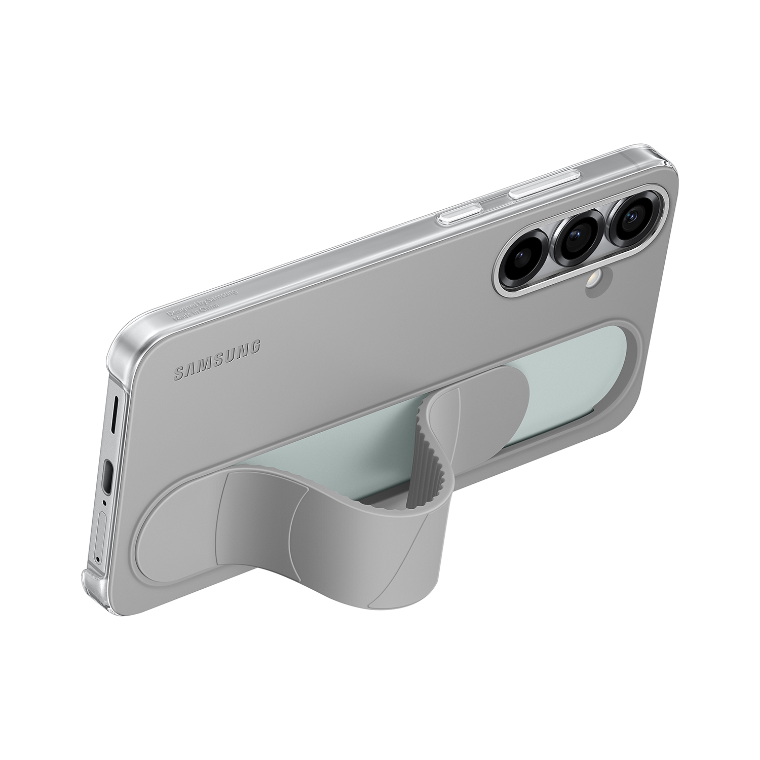 Carcasa con Soporte Color Gris Galaxy S25+ - 4