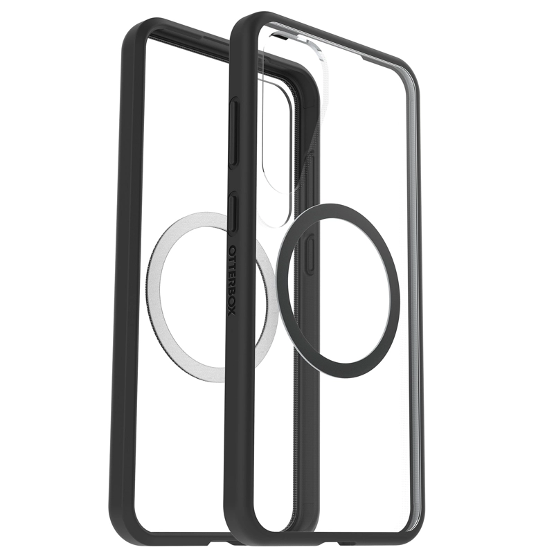 CARCASA SAMSUNG MAGNÉTICA REACT NEGRO TRANSPARENTE GALAXY S25 - 4