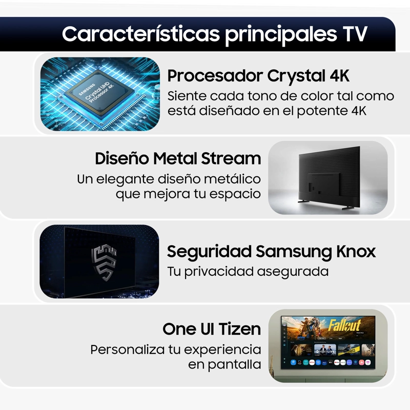 65" Crystal UHD U8000F 4K Smart TV (2025) - 3