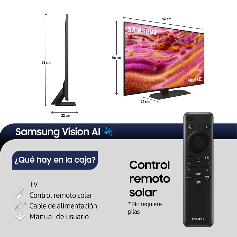 43" Neo QLED 4K QN90F Vision AI Smart TV (2025) - 4
