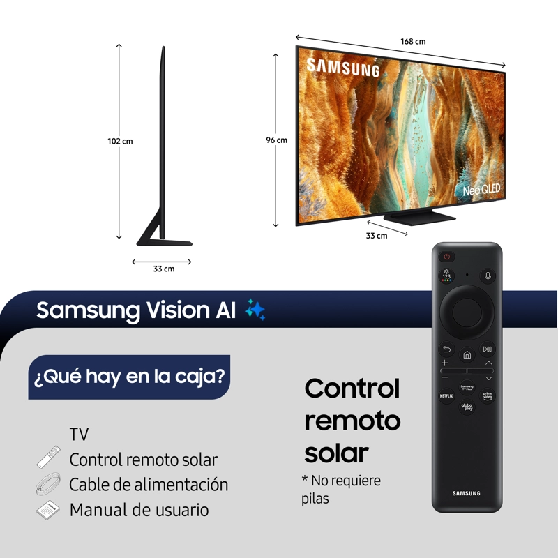 75" Neo QLED 4K QN70F Vision AI Smart TV (2025) - 2
