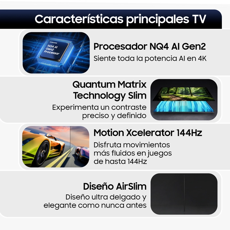 75" Neo QLED 4K QN70F Vision AI Smart TV (2025) - 3
