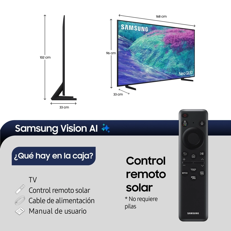 75" Neo QLED 4K QN1EF Vision AI Smart TV (2025) - 2