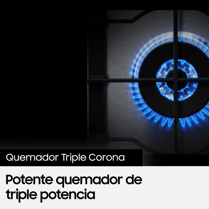 Encimera a Gas 5 quemadores Gris - 4