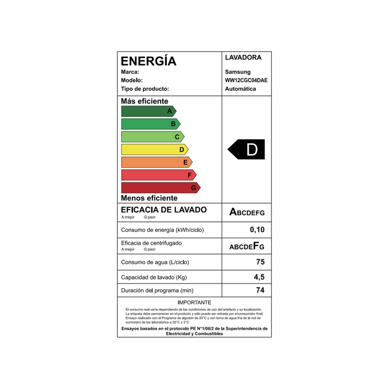 Lavadora Carga Frontal 12KG - 9