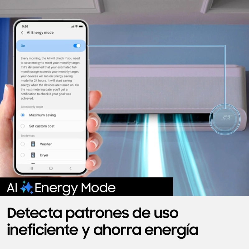 Aire Acondicionado Split Muro WindFree Inverter 9000 BTU (2025) - 9